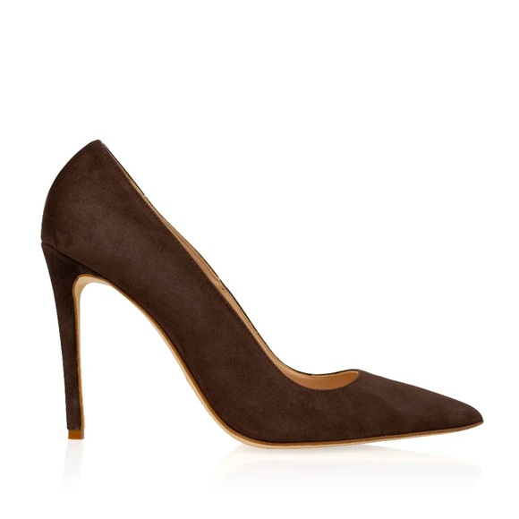 BROTHER VELLIES SUEDE NUDE PUMP IN LIGHT BROWN SIZE 7 - Picture 1 of 8
